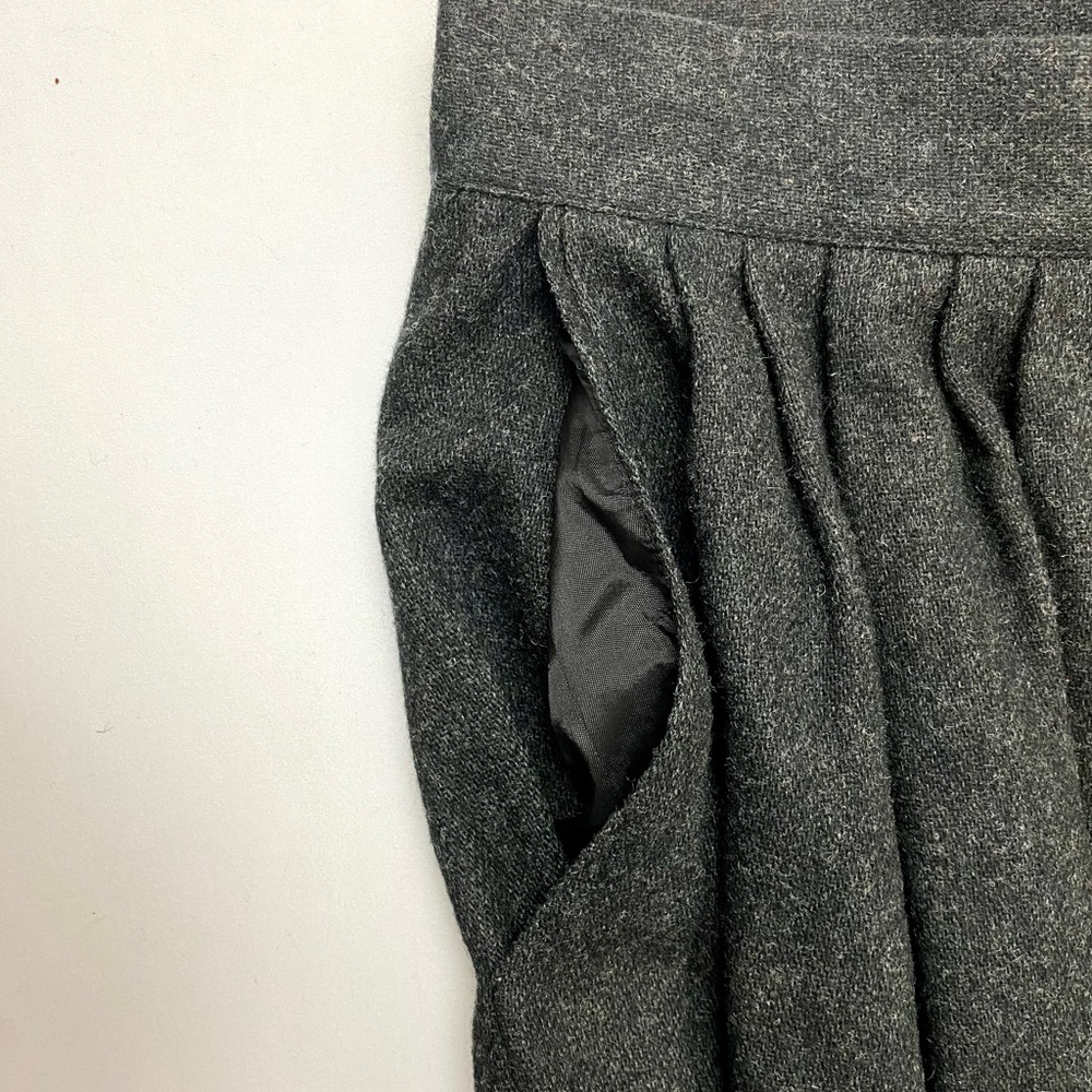 🤍 2026 Summer Fashion 🤍 
Vintage Ann Stevens NY Wool Pleated Skirt, pockets. - Picture 3 of 6